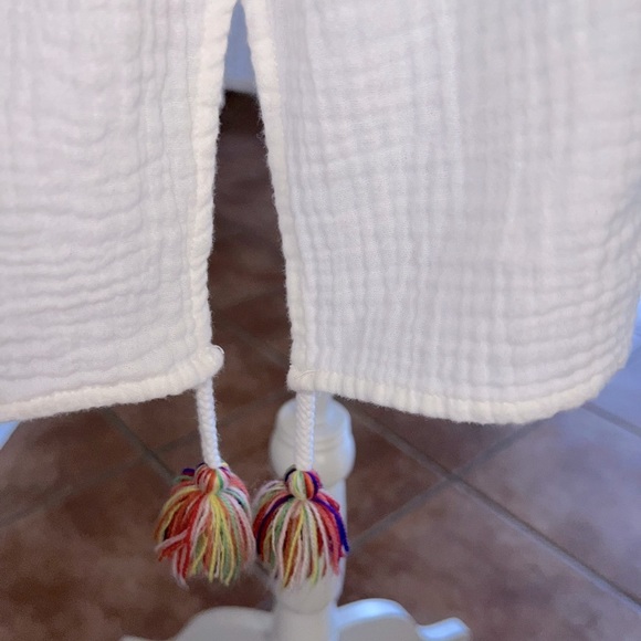 Anthropologie Sundays Flounced Tunic Dress in Coconut Milk Size 2 - Picture 7 of 11